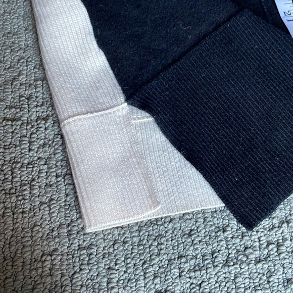 Rag&Bone Jean women’s Pamela wool sweater black/cream Size S NWT - Picture 9 of 9